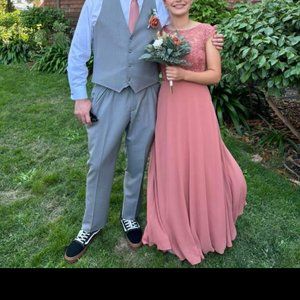 Kennedy blue bridesmaid dress Dorothy spice